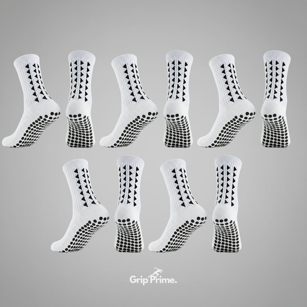 Pack de 5 Chaussettes Anti-Dérapantes Elite - Grip Prime™