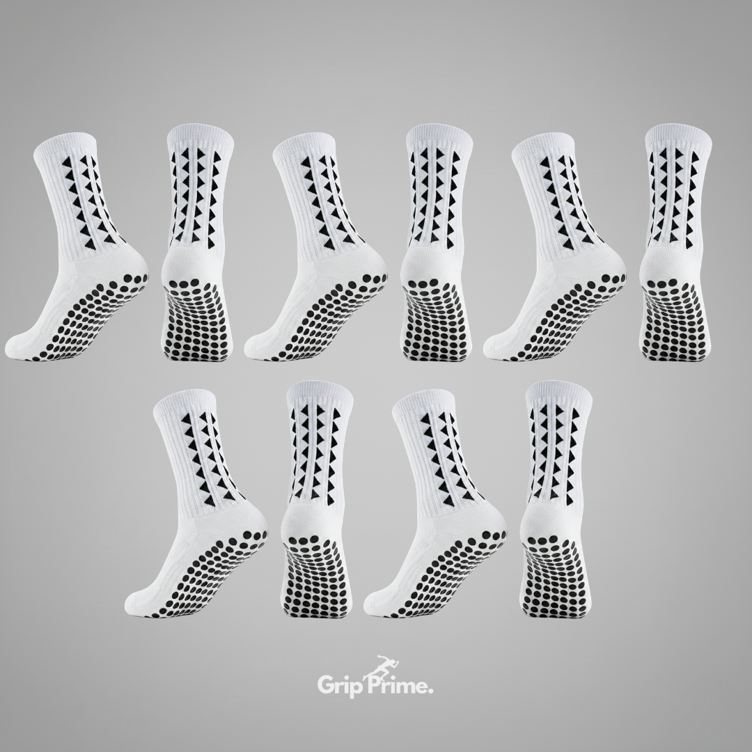 Pack de 5 Chaussettes Anti-Dérapantes Elite - Grip Prime™