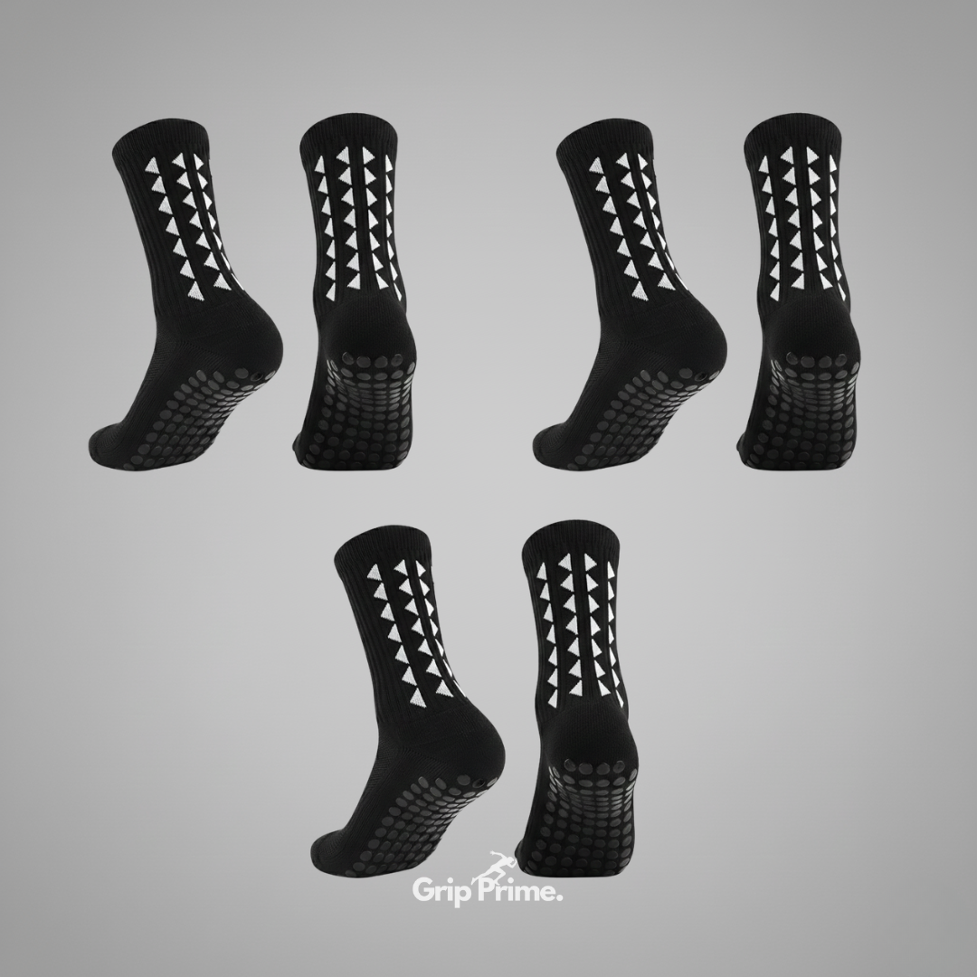 Pack de 3 Chaussettes Anti-Dérapantes Elite - Grip Prime™